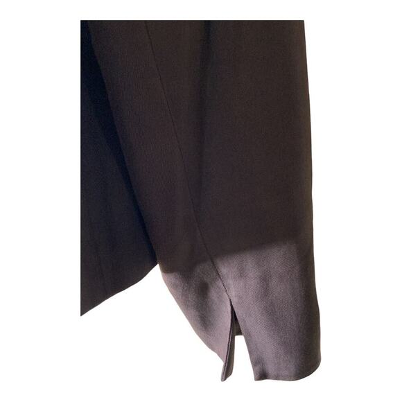 Valerie Stevens Jacket Women's Size 16 100% Silk Dome Brass Button Flap Pockets - Picture 7 of 8